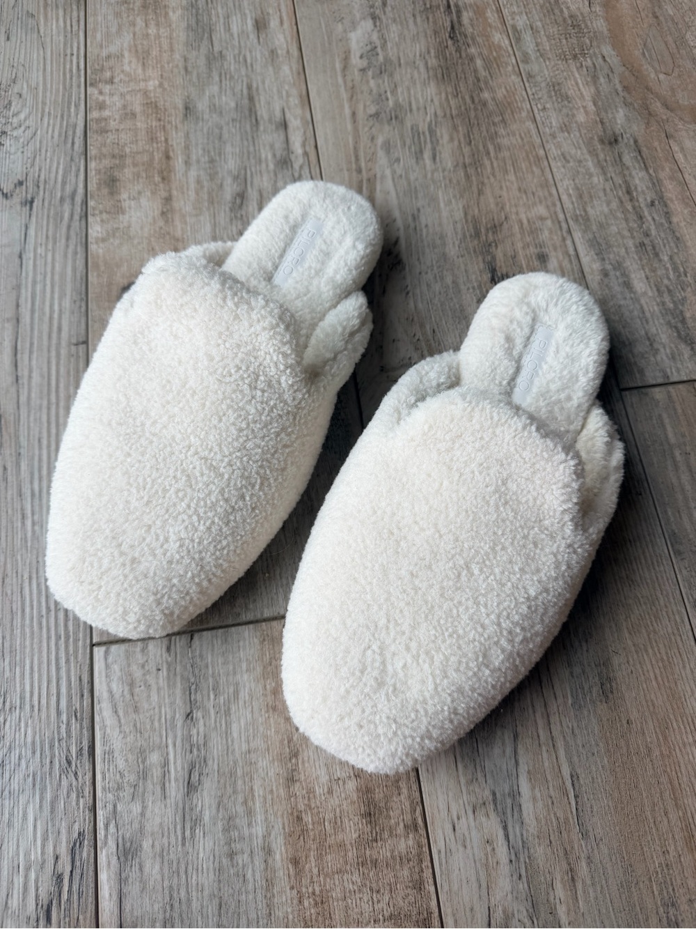 Anthropologie Pilcro Sherpa Cream Loafer Slippers Size Medium